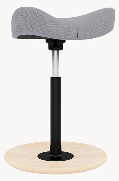 Sgabello da ufficio ergonomico imbottito Move, regolabile in altezza