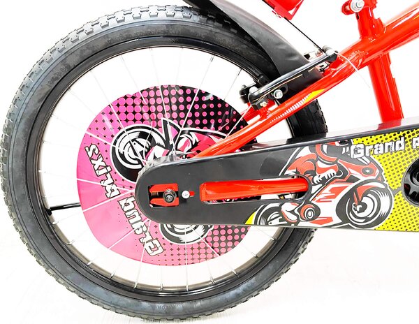 Bicicletta per Ragazzo 20" con Borraccia e Scudetto Frontale Rossa