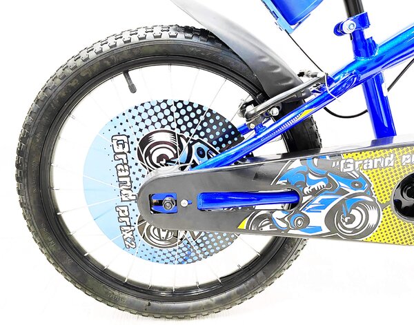 Bicicletta per Ragazzo 20" con Borraccia e Scudetto Frontale Blu