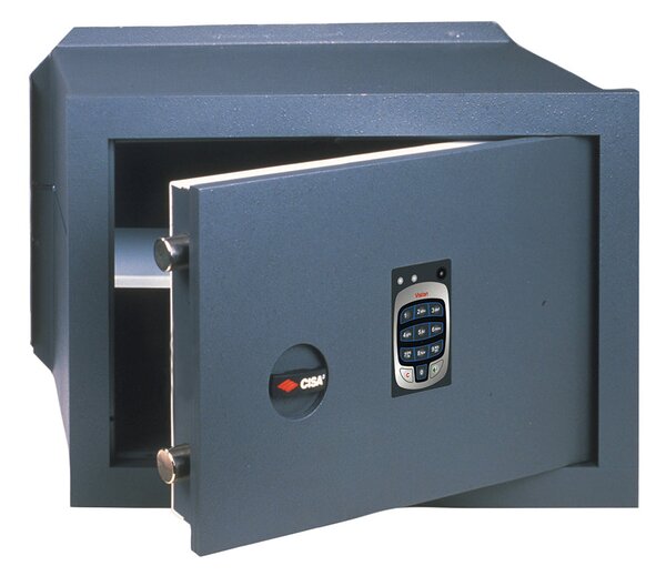 Cassaforte a Muro Elettronica Cisa Serie 82710.31 36X20X24cm Blindata Antitrapano