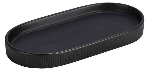 Organizer da bagno nero in ceramica Fablo – Wenko