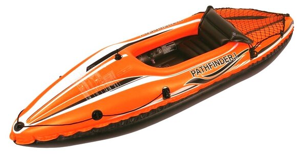Kayak Gonfiabile Monoposto ZRAY Pathfinder-I con Pagaia a Doppia Pala e Pompa Mantice