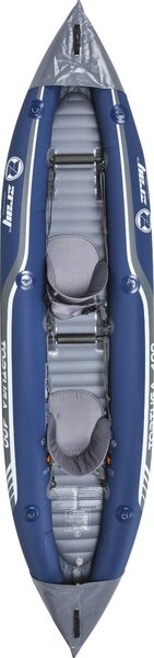Kayak Gonfiabile Biposto 400x90cm ZRAY Tortuga con Pagaia a Doppia Pala e Zaino