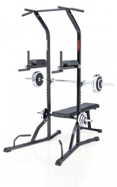Stazione Pesi Multifunzione 10 Esercizi Kettler HKS Herk con Panca e Supporti