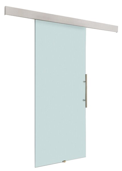 Porta Scorrevole Vetrata 90x205 cm Temperata Satinata