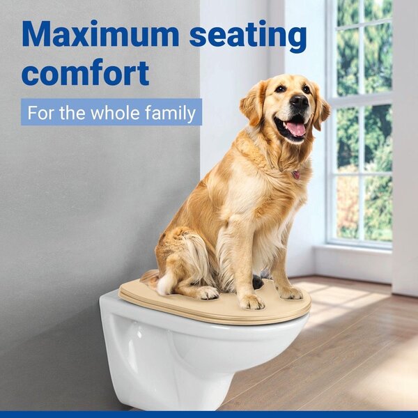 Sedile WC con chiusura Easy-Close (automatica) 36 x 46 cm Galati – Wenko