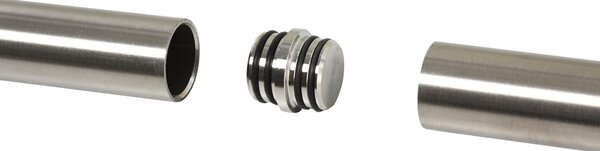 Kit Binario per Porta Scorrevole con Accessori in Acciaio Inox