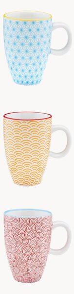 Set di 6 tazze in porcellana Pattern