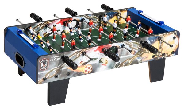 Mini Calcio Balilla da Tavolo in Legno MDF 69x37x24 cm