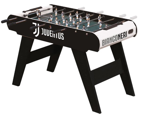 Calciobalilla con Aste Telescopiche Juventus Calcetto Bianco e Nero