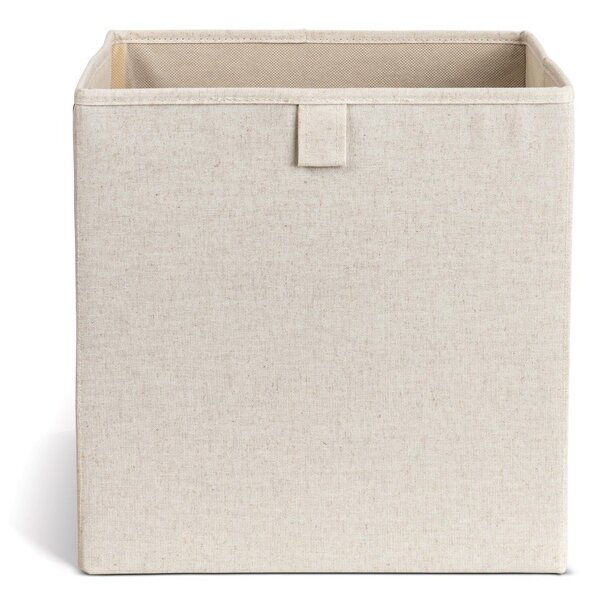 Scatola beige in tessuto 32x31,5x31,5 cm Soft Storage Cube – Bigso