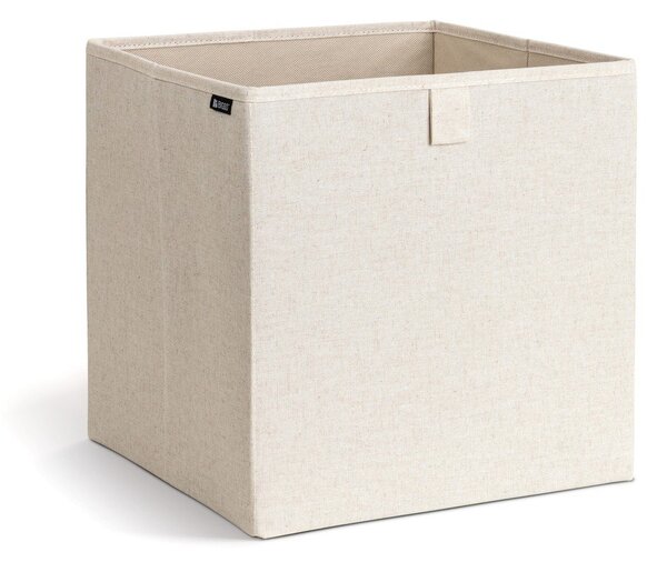 Scatola beige in tessuto 32x31,5x31,5 cm Soft Storage Cube – Bigso