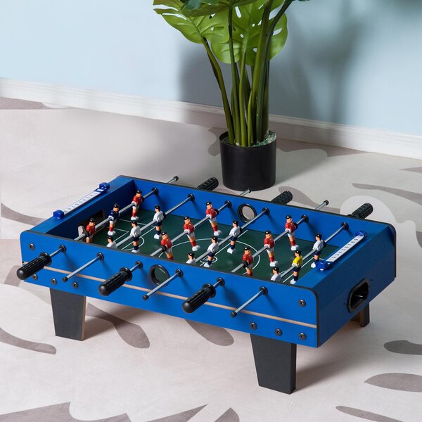 Mini Calcio Balilla da Tavolo in Legno MDF 69x37x24 cm