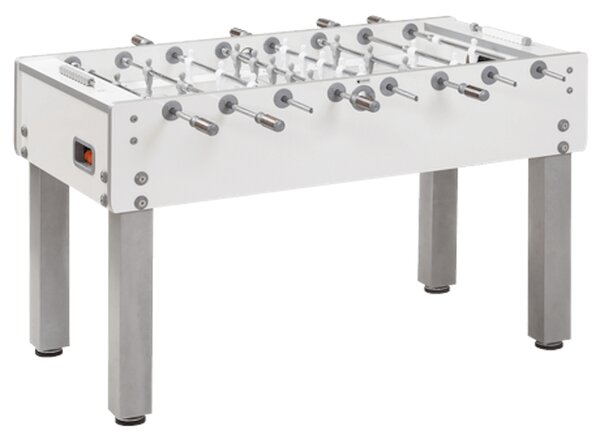 Calciobalilla in Mdf con Aste Uscenti Garlando G-500 Pure White