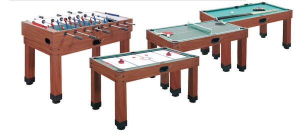 Tavolo Multigioco 9 in Uno Versione Calciobalilla Aste Uscenti Garlando Multi Pro 9