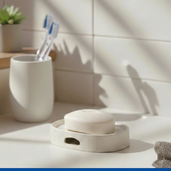 Portasaponetta color crema in ceramica Fablo – Wenko