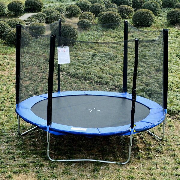 Trampolino Elastico Ø240 cm con Rete di Sicurezza JumpUp