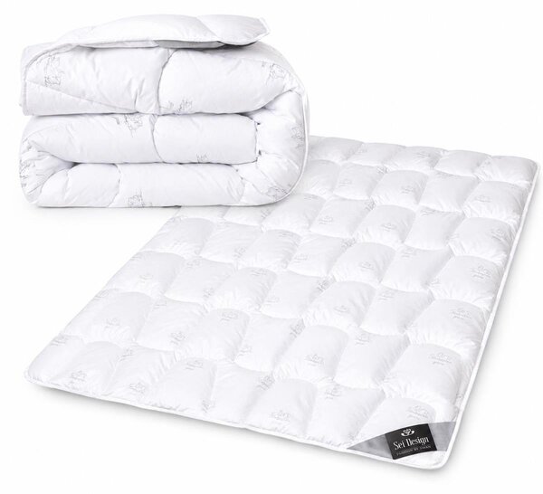 SWAN Piumino estivo in microfibra 200x220 - Piumino leggero in microfibra di alta qualità - 150 g/m², Oeko-Tex