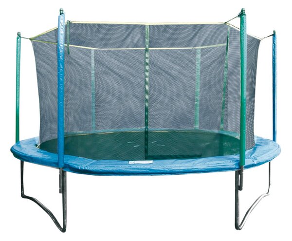 Trampolino Tappeto Elastico per Esterno con Rete di Protezione Diametro 366Cm Garlando Combi Xl