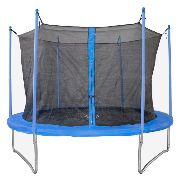 Trampolino Tappeto Elastico per Esterno con Rete di Protezione Diametro 244Cm Garlando Combi M