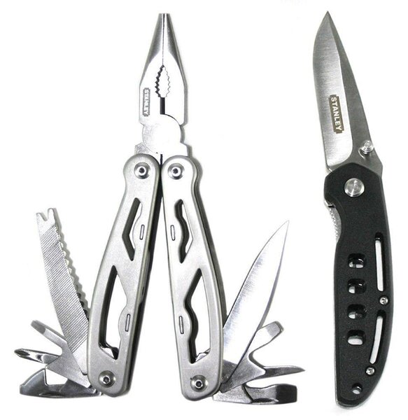 Kit Set Coltello + Pinza Multiuso 12 Funzioni Stanley