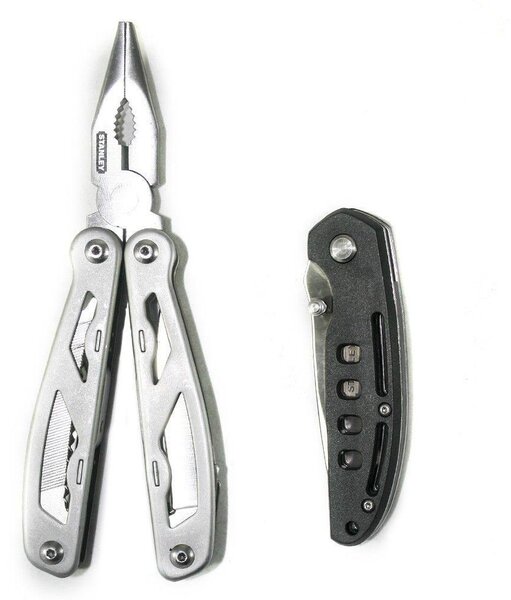 Kit Set Coltello + Pinza Multiuso 12 Funzioni Stanley