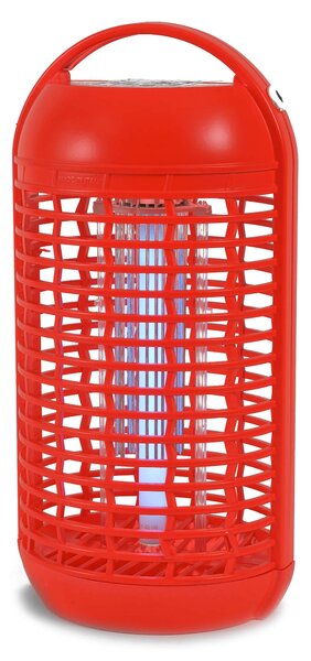 Zanzariera Elettrica Lampada 6W Moel Cri-Cri Fluo Rosso Corallo