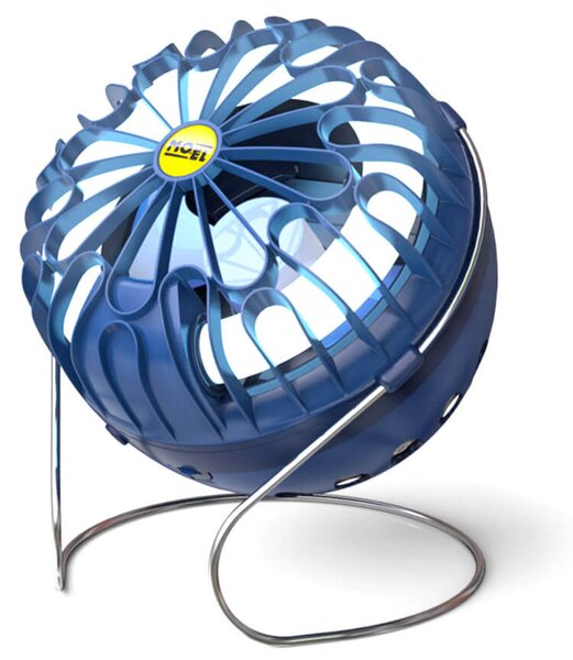 Zanzariera Elettrica ad Aspirazione 32W Moel Moon 3688B Blu