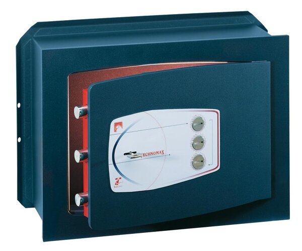 Cassaforte A Muro A Chiave + Combinazione Serie Gold Technomax 210x340x150mm