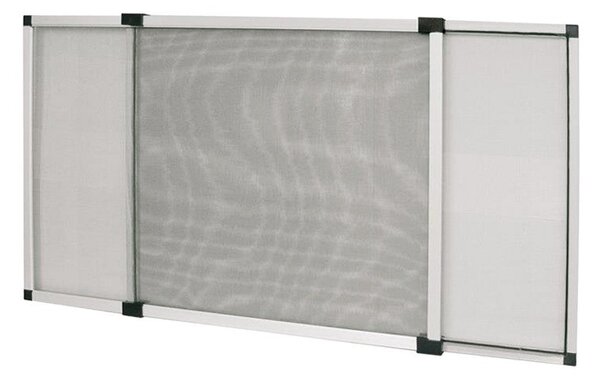 Zanzariera 70x50 cm estensibile fino a 132 cm con scopetta