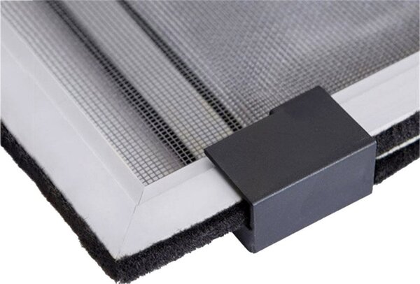 Zanzariera 70x50 cm estensibile fino a 132 cm con scopetta