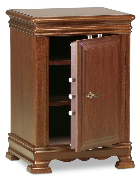 Cassaforte A Mobile Rivestita In Legno Serie Chiave Doppia Mappa Technomax 730x535x445mm