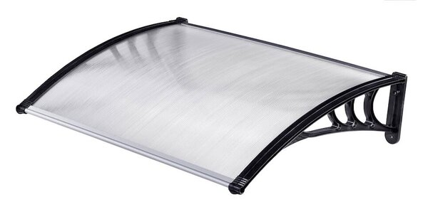 Pensilina Tettoia in Policarbonato Alveolare 100x80cm Tosini YY8010-B