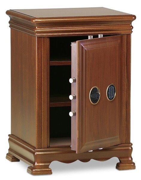 Cassaforte A Mobile Rivestita In Legno Serie Chiave Doppia Mappa Technomax 730x515x445mm