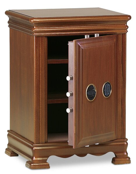 Cassaforte A Mobile Rivestita In Legno Serie Chiave Doppia Mappa Technomax 730x515x445mm