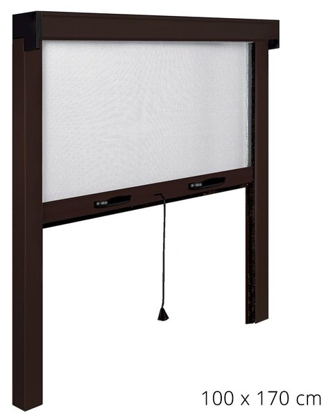 Zanzariera Avvolgibile Per Porta Balcolne E Finestra A Molla 100x170 cm
