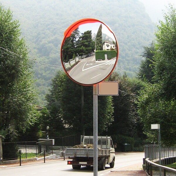 Specchio Stradale Convesso Ø45 cm per Sicurezza Strade e Negozi