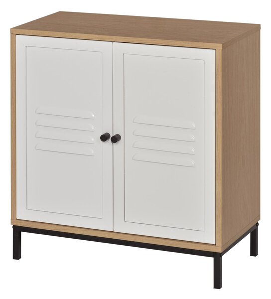 Armadietto Portadocumenti 62x30x67,5 cm 2 Ante in Legno
