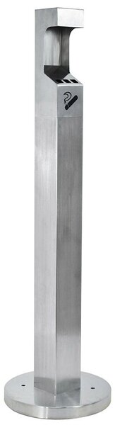 Posacenere a Colonna Ø32 cm in Acciaio 2L per Esterno