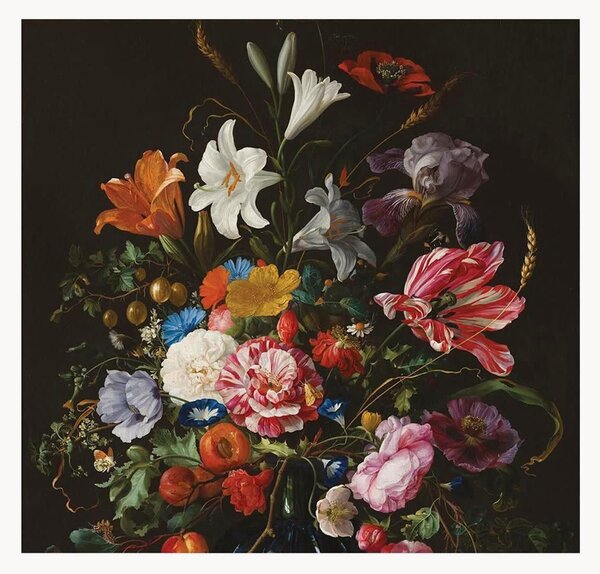 Carta da parati in tessuto non tessuto Golden Age Flowers