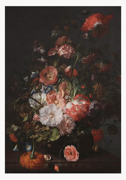 Carta da parati in tessuto non tessuto Golden Age Flowers