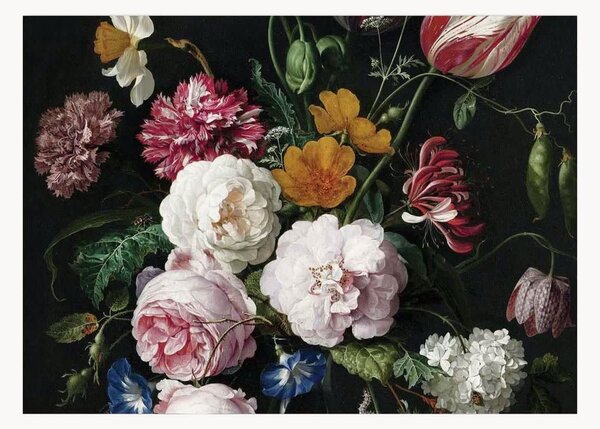 Carta da parati in tessuto non tessuto Golden Age Flowers III