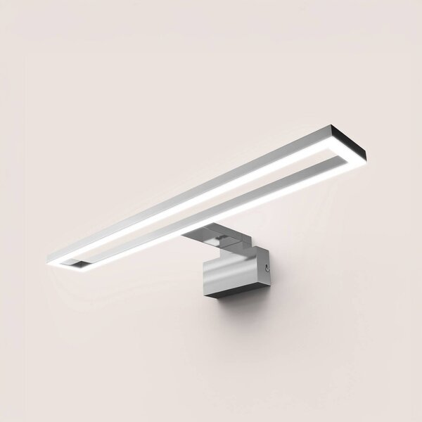 OSRAM Applique da parete Orbis Saturn, Cromo / Argento, Bagno, Plastica, Moderno, Applique