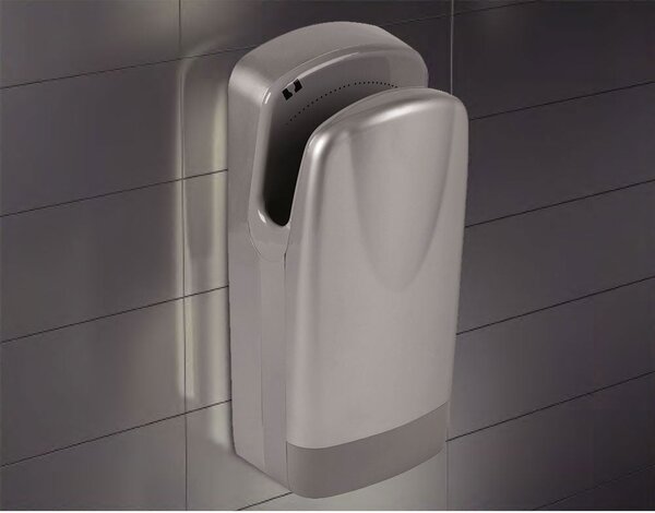 Asciugamani Elettrico con Fotocellula 1750W Vama Ecostream Tornado Protech SF Grigio