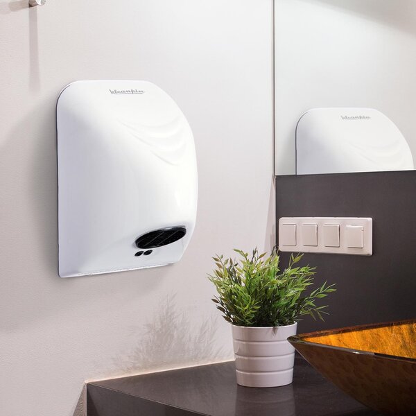 Asciugamani Elettrico 850W ad Infrarossi Bianco