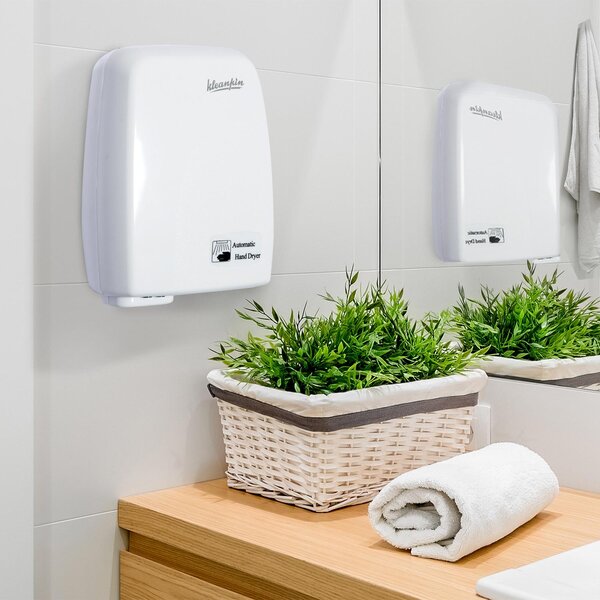 Asciugamani Elettrico 1000W ad Infrarossi Bianco