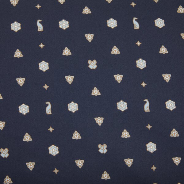Completo Copripiumino In Raso Di Cotone Bowtie Matrimoniale - 255X255 175X205 + 2 Federe 50X80 Trussardi Geometrico Blu Caleffi