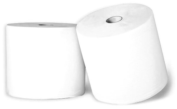 Set 2 Rotoli Carta Asciugamani 2 Veli Monouso 800 Strappi Bauer Soft