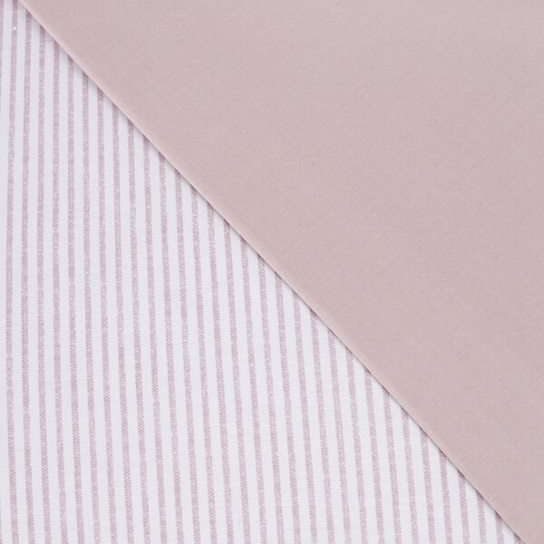 Copripiumino Con Federe In Percalle Coleman 255X205 + 2 Federe50X80 Bellora Geometrico Rosa Caleffi