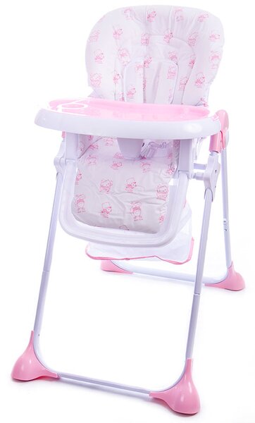 Seggiolone per Bambini 6 Altezze Trupia Yayo Rosa